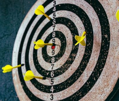 équipement de fléchettes